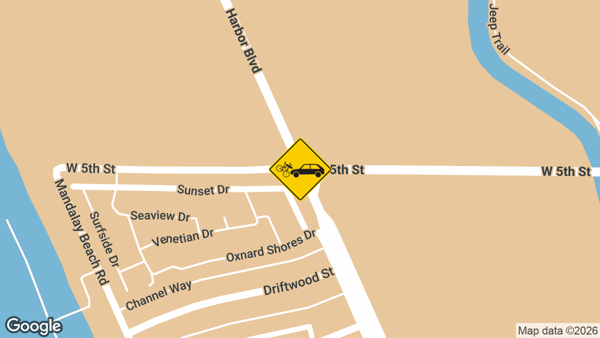 A 53-year-old man from Oxnard died after a driver struck him and fled the scene on Monday, June 1, afternoon near Fifth Street and Harbor Boulevard.
