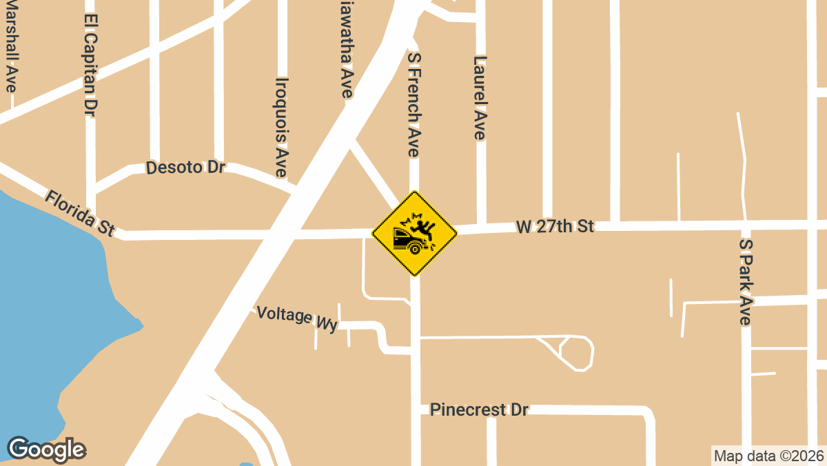 A pedestrian died after being struck by a vehicle near the intersection of French Ave and 27th St in Sanford late Friday night, June 19.