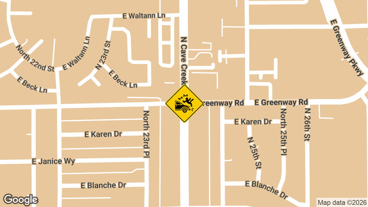 Greenway Road and Cave Creek Road