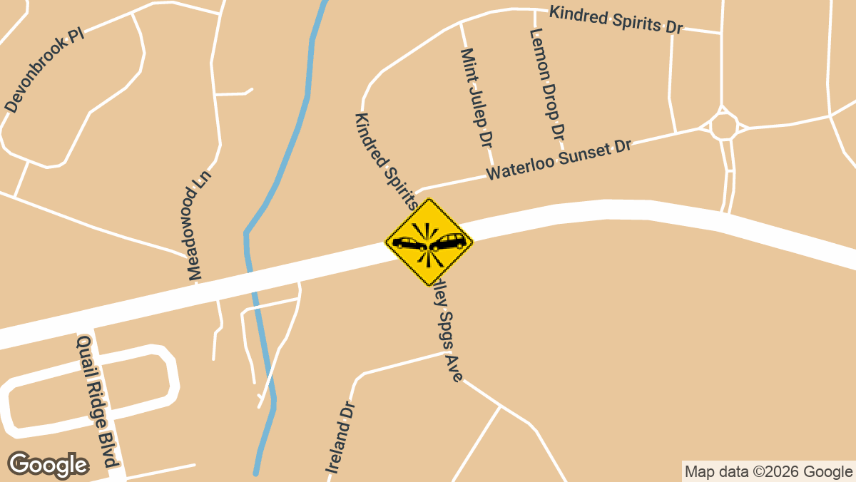A two-vehicle crash that left one vehicle overturned was reported late Thursday night on Highway 90 at Kindred Spirits Drive, in the Longs community area of Horry County.