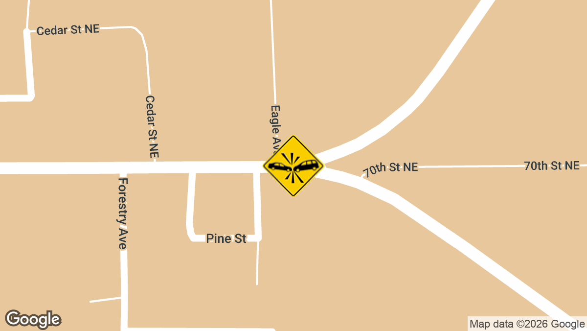 A two-vehicle collision occurred Tuesday, June 24, at the intersection of Hwy 200 and Hwy 6 in Remer, Cass County.