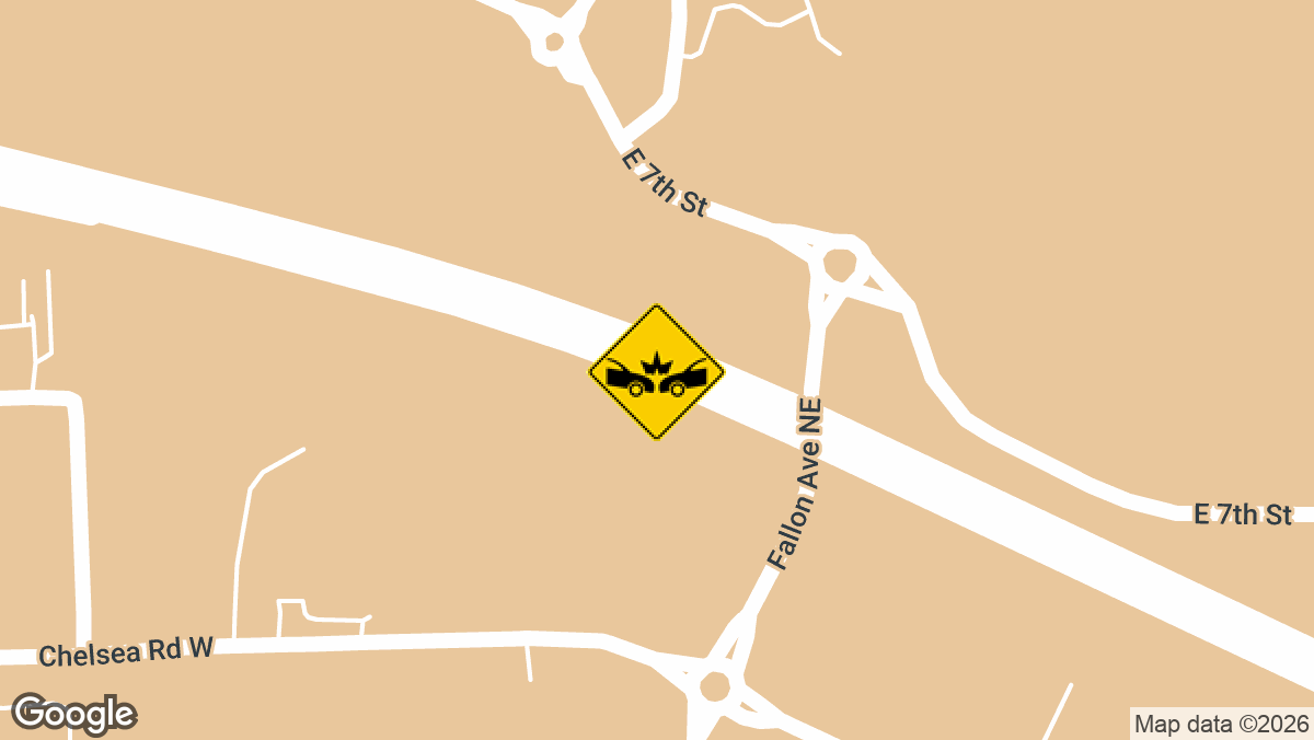 Interstate 94 near mile marker 194