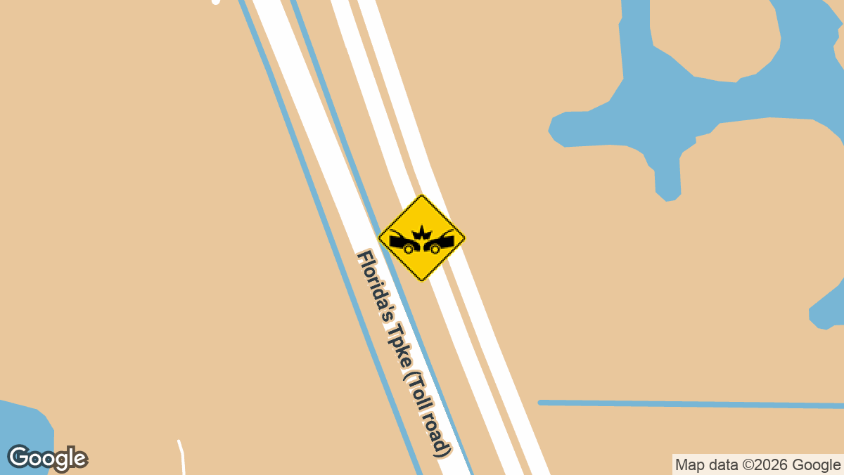 Interstate 95 near mile marker 103