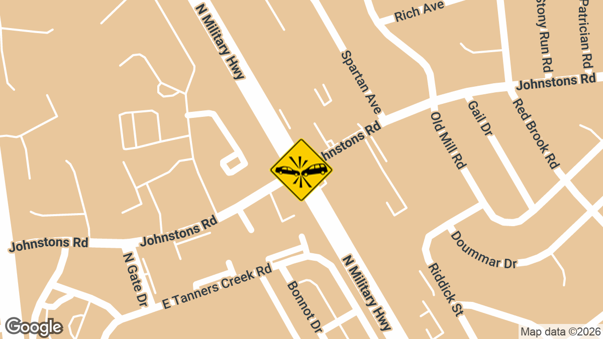 Johnstons Road and North Military Highway