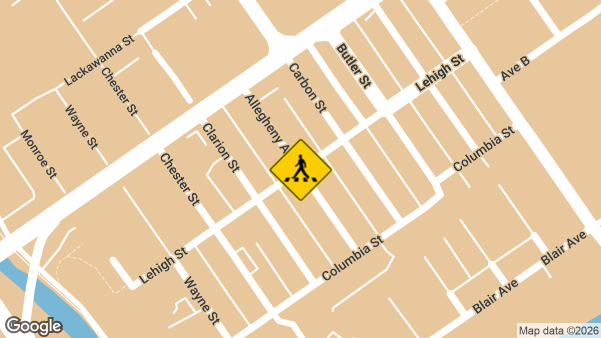 A pedestrian crash was reported Wednesday afternoon, June 10, at the intersection of Lehigh Street and Allegheny Avenue in Reading