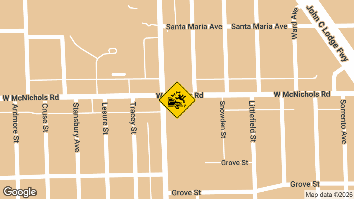 Two pedestrians died after being struck by a high-speed motorcyclist near the intersection of McNichols and Schaefer in Detroit early Sunday morning, June 28.