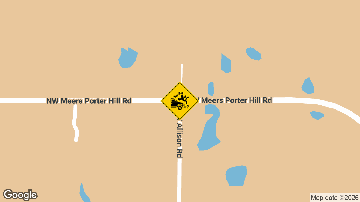 A 62-year-old Lawton man died after his vehicle veered off the road and struck a bridge abutment on Meers Porter Hill Road, about 0.3 miles west of Northwest Allison Road, early Saturday morning, June 27. T