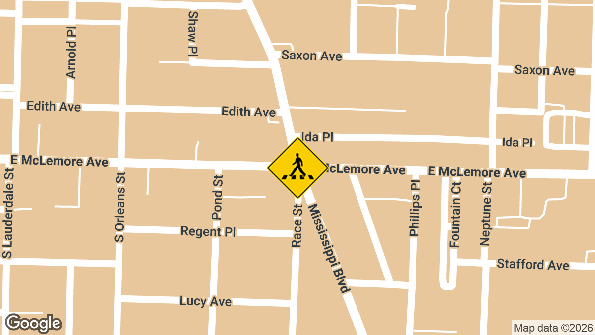 Mississippi Boulevard and East McLemore Avenue