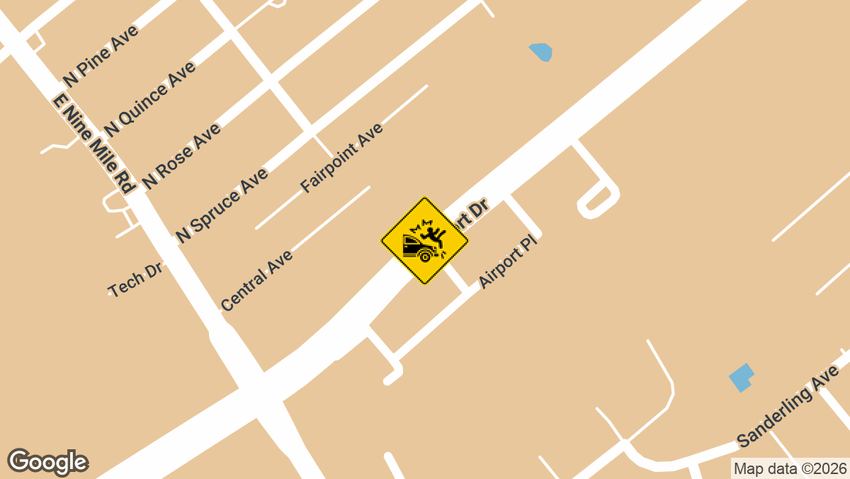 North Airport Drive and Airport Place