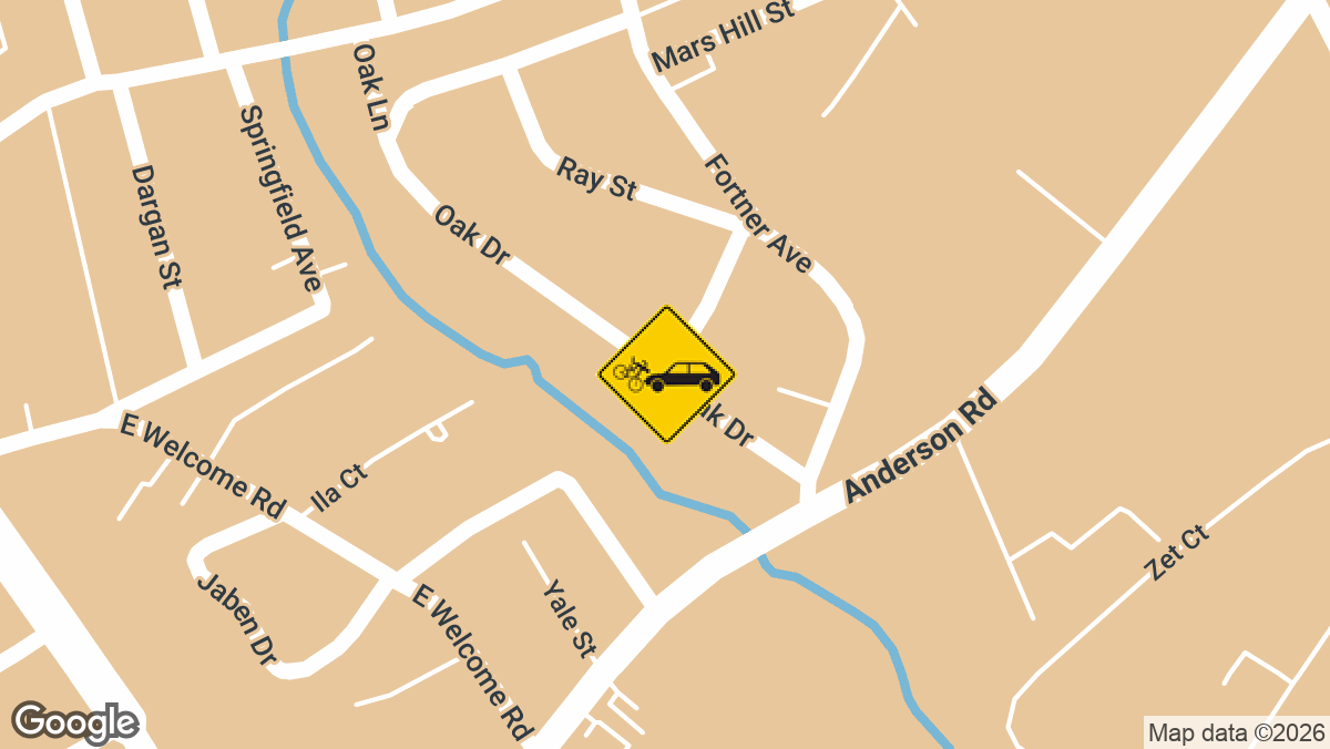 Oak Dr and Kentland Ln