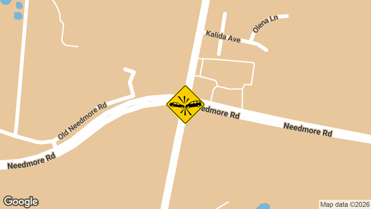 One person was taken to a hospital Tuesday morning, June 9, following a collision at the intersection of Old Troy Pike and Needmore Road in Riverside.