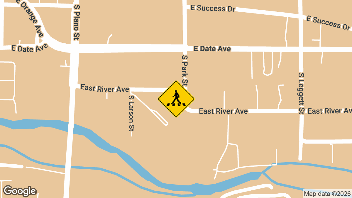 A vehicle struck a male pedestrian on Park St at River Ave in Woodlake on Tuesday afternoon, June 9, and fled the scene.