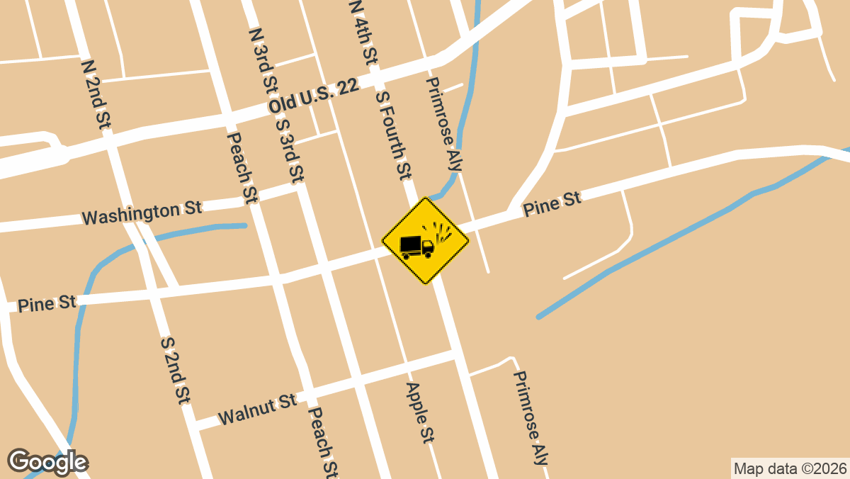 Pine Street and South Fourth Street