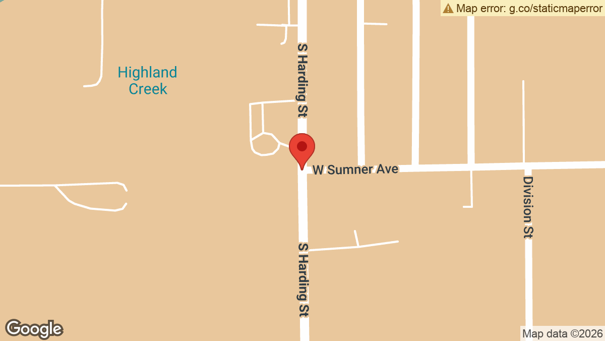 S Harding St & W Sumner Ave