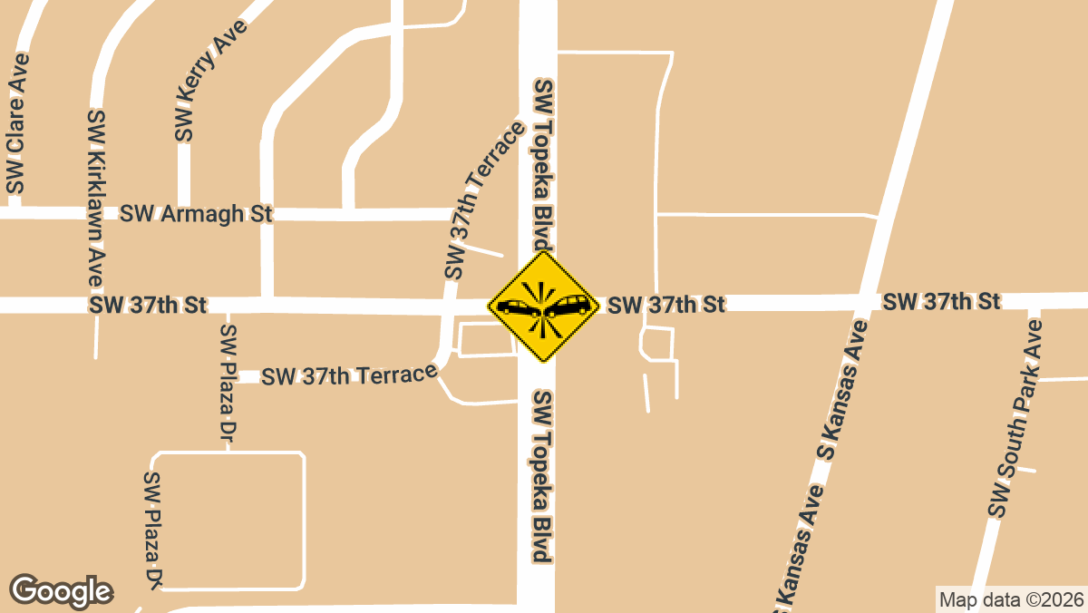 SW 37th St and Topeka Blvd