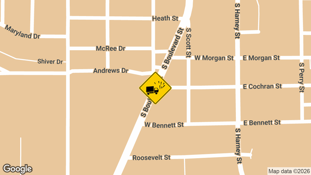 A commercial vehicle was involved in an accident Monday, June 8, at the intersection of South Boulevard Street (GA State Route 97) and South Butler Street in Camilla.