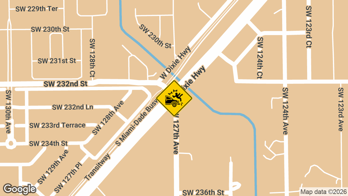 South Dixie Highway near Southwest 127th Avenue