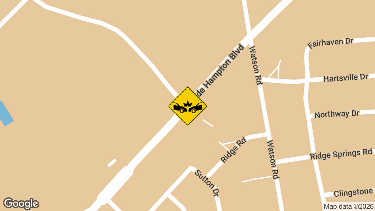 A multi-vehicle collision involving two vehicles and a motorcycle was reported near Tappan Dr and Wade Hampton Blvd in Taylors.