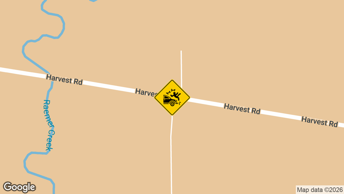 Union Pacific Railroad Crossing near 675 Harvest Road