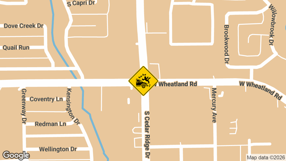 West Wheatland Road and South Cedar Ridge Drive