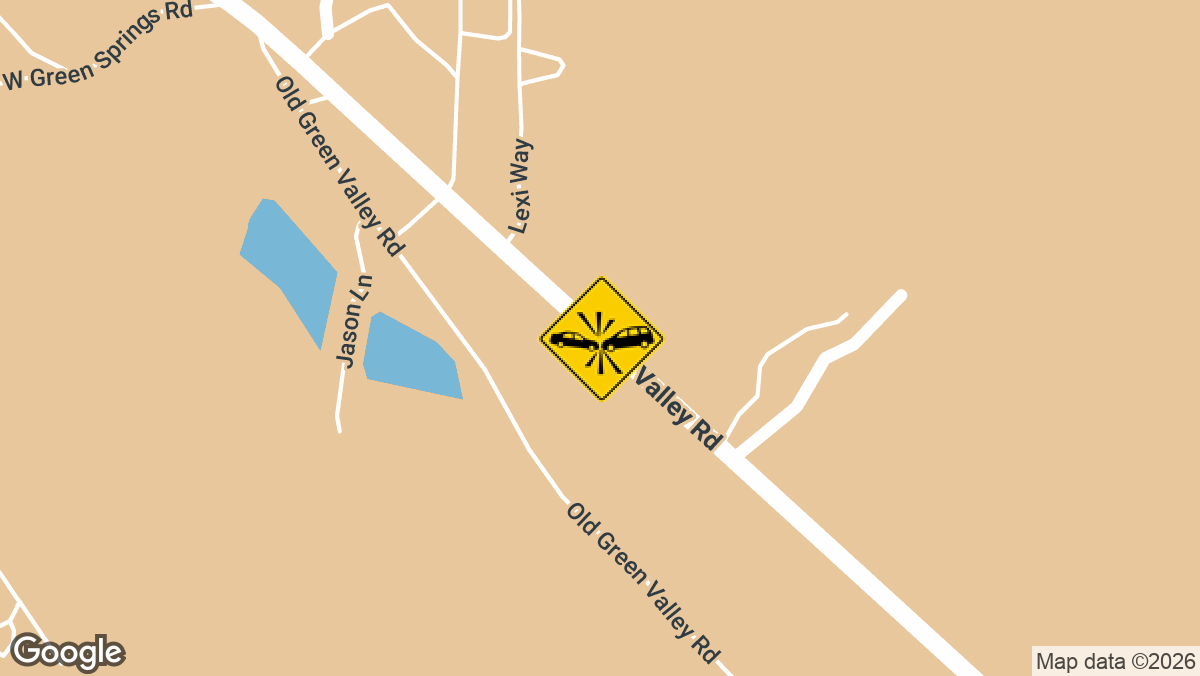 A head-on collision involving two vehicles was reported on Green Valley Road near Lexi Way in El Dorado Hills.
