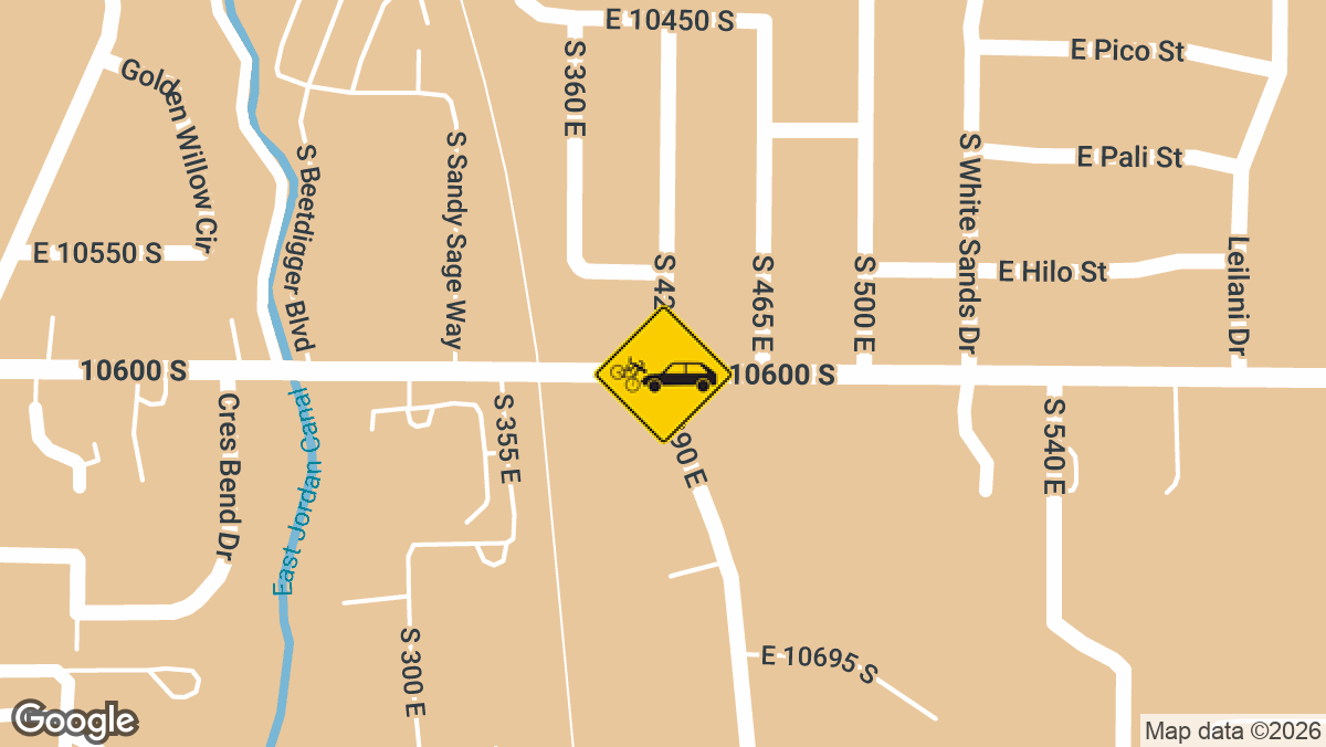 10600 South and 400 East