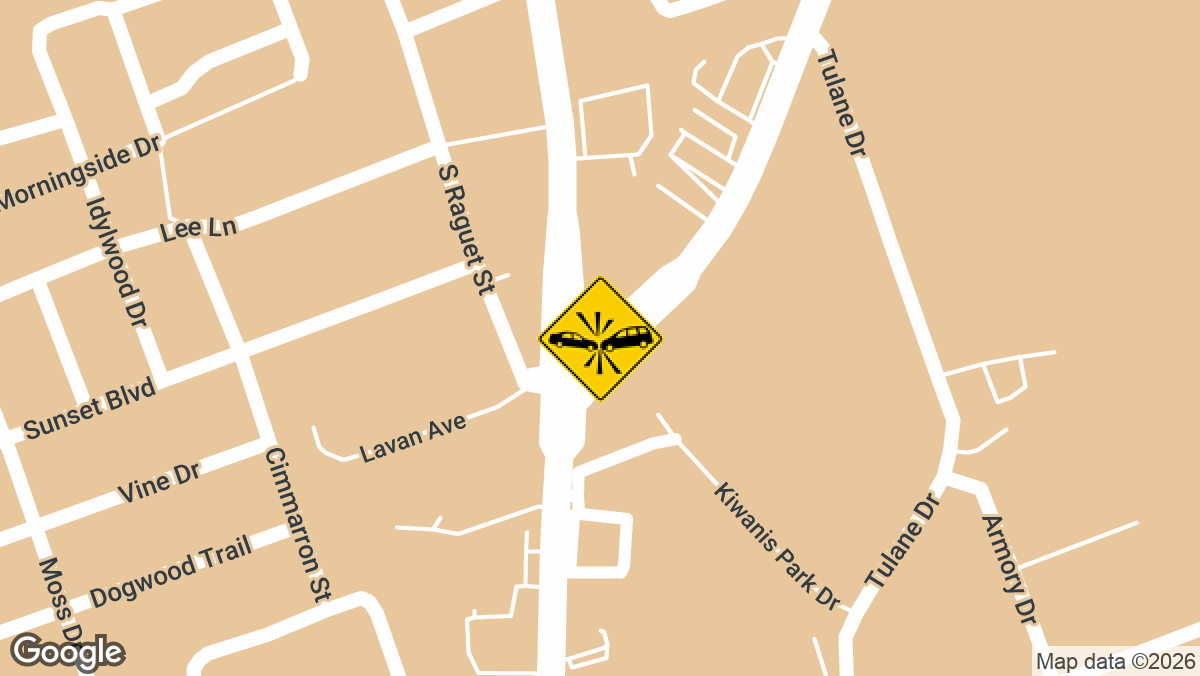 A man was hospitalized after being struck by a vehicle Monday night, July 14, while attempting to cross South Timberland Drive in Lufkin.