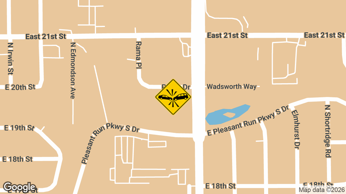 A 33-year-old man was seriously hurt in a hit-and-run crash at 1934 North Shadeland Avenue in the East Gate neighborhood of Indianapolis on Friday, July 3.