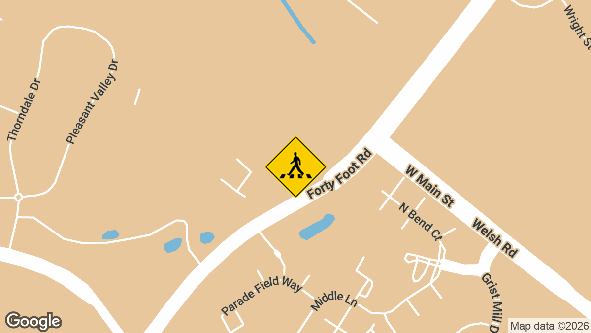 A pedestrian was hurt Monday, July 27, after being struck by a vehicle in the 210 block of Forty Foot Rd in Towamencin Township.