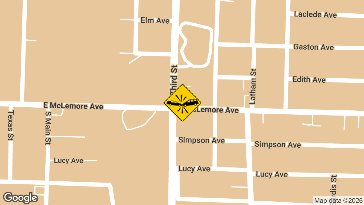 Five people were injured, including one man who suffered critical injuries, in a two-vehicle crash Wednesday afternoon in South Memphis.