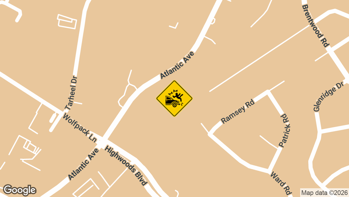 A pedestrian lost their life after being struck by a vehicle Monday afternoon in the 3200 block of Atlantic Avenue near Bramer Drive in Raleigh.