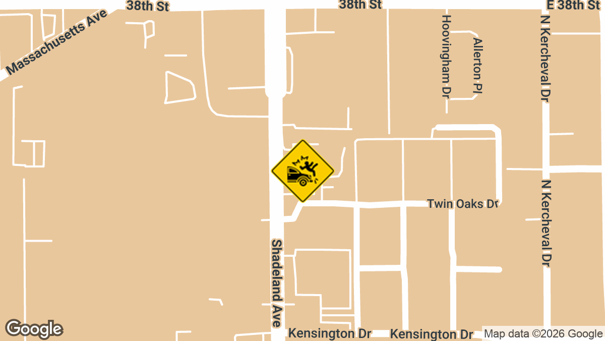 A man died Monday morning, July 6, after being struck by a second vehicle while standing outside his car following an initial crash in the 3700 block of North Shadeland Avenue, just south of East 38th Street.