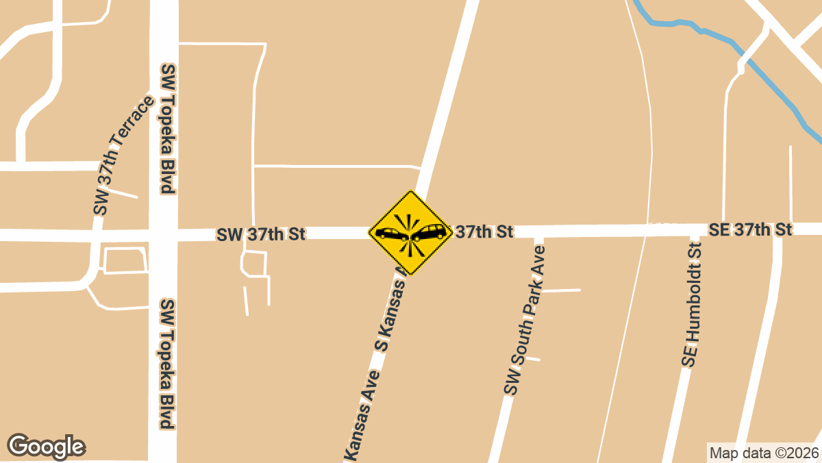 Emergency crews responded to a two-vehicle injury crash early Wednesday morning at the intersection of 37th Street and South Kansas Avenue in Topeka.