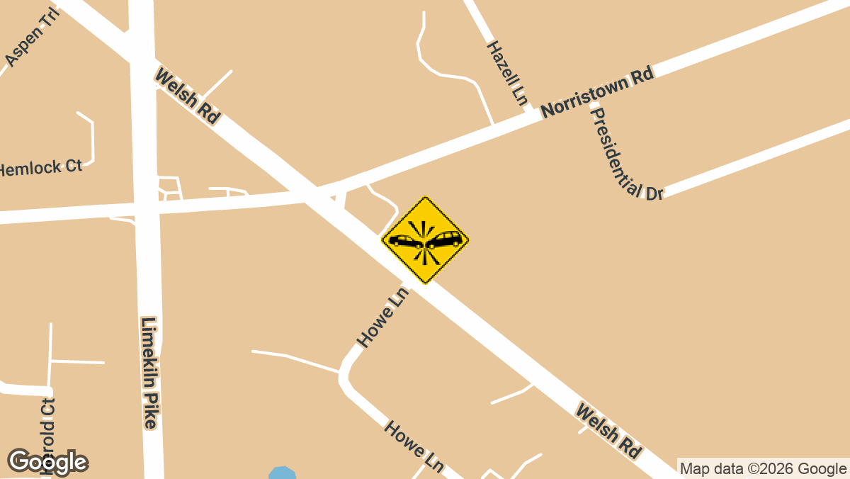 A multi-vehicle crash with injuries was reported at 810 Welsh Road in Horsham on Sunday, July 12.
