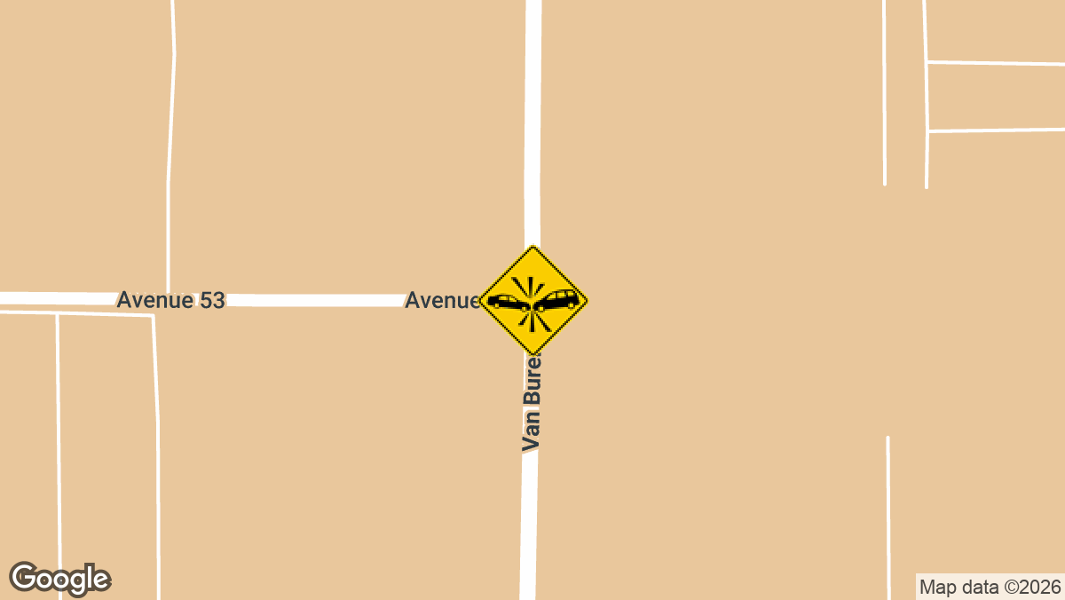 A major injury crash left one person trapped inside a vehicle Monday evening, July 27, at the intersection of Avenue 53 and Van Buren Street in Coachella.