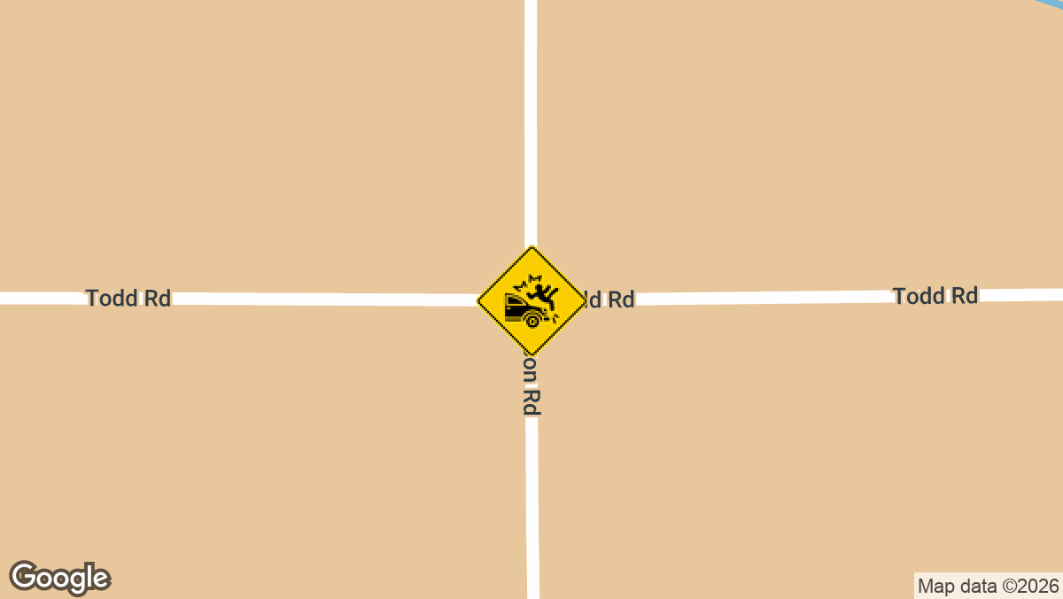 Bacon Road south of Todd Road