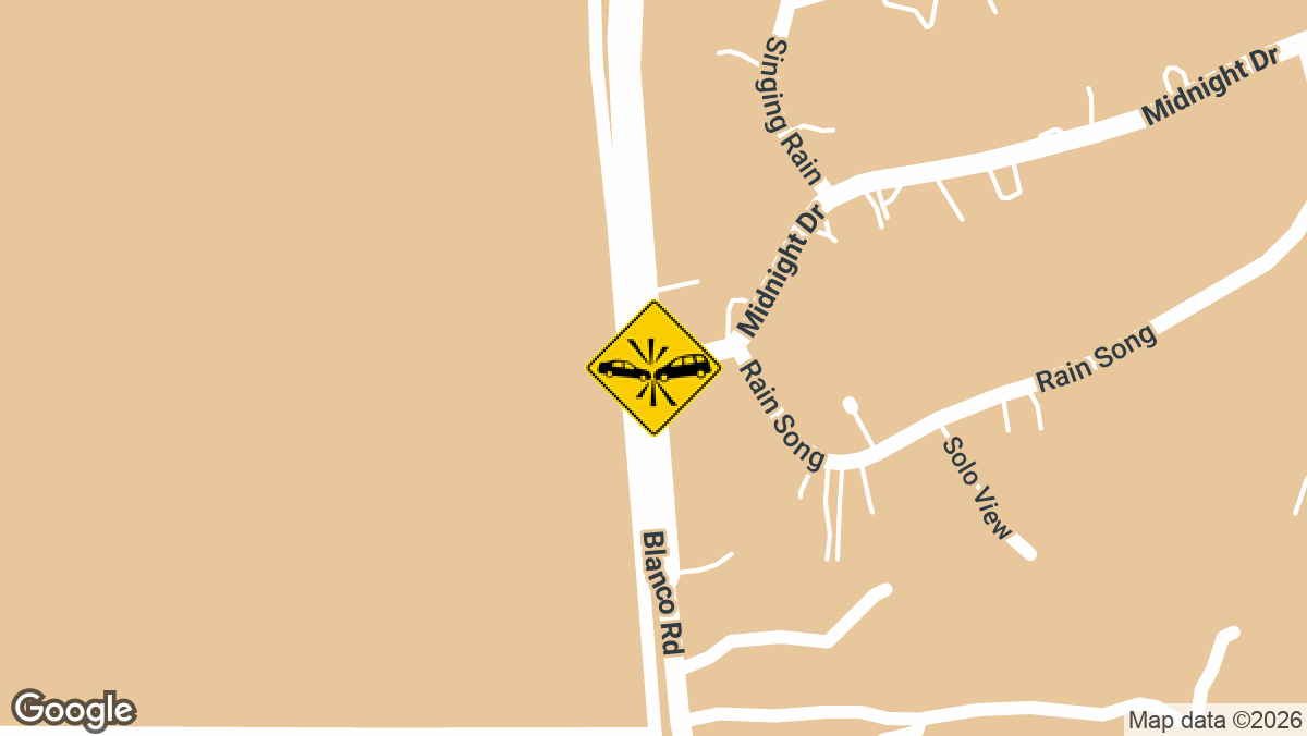 Five people were hurt Thursday night, July 23, after a head-on crash involving an SUV and a truck on Blanco Rd near Midnight Dr in San Antonio.
