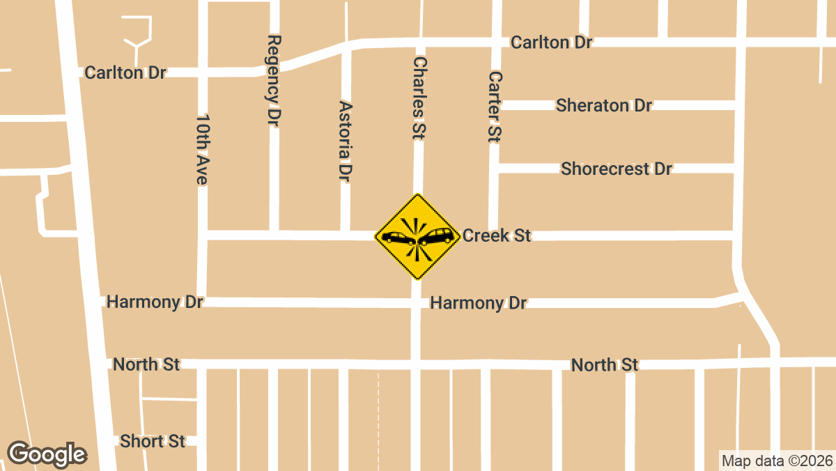An injury crash was reported Wednesday, July 28, at the intersection of Charles St and Cedar Creek St in Racine.