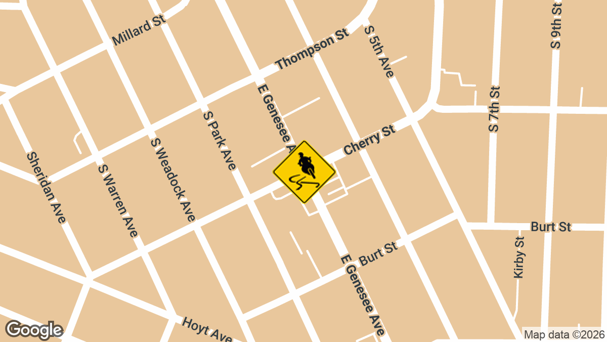 Cherry Street and East Genesee Avenue