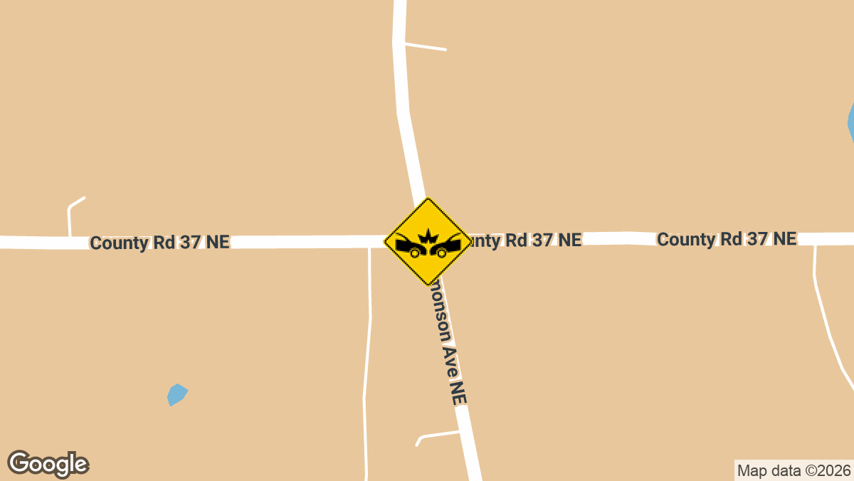 Several children and two drivers were injured in a three-vehicle collision Monday afternoon at the intersection of County Road 37 and Edmonson Avenue NE in Monticello Township.