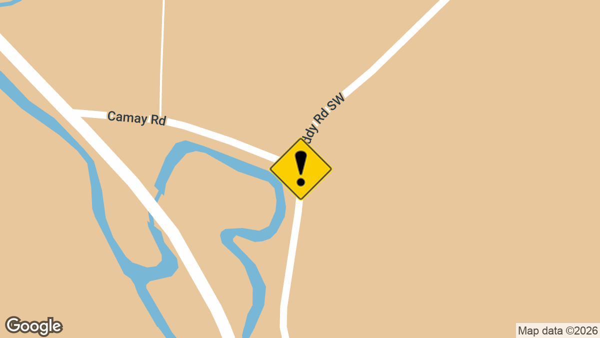 County Road 52, also known as Caddy Road, north of County Road 520A