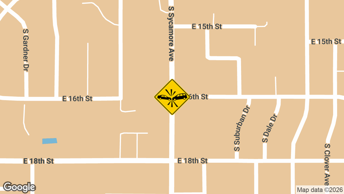 E 16th St & S Sycamore Ave, Sioux Falls, SD