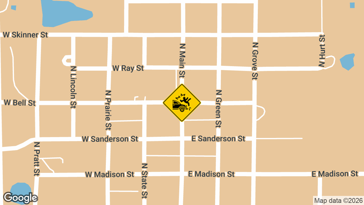 E Bell St & N Main St, Yates Center, KS
