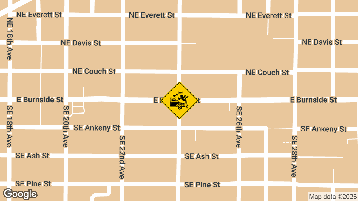 E Burnside St & NE 24th Ave, Portland, OR