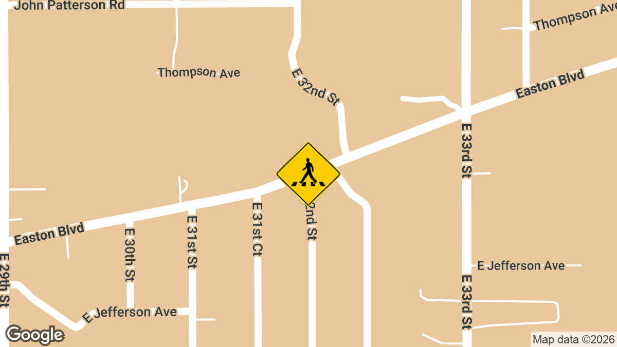 A pedestrian was struck by a black SUV Wednesday evening, July 29, at the intersection of East 32nd Street and Easton Boulevard in Des Moines, and the driver fled before emergency crews arrived, according to initial reports.