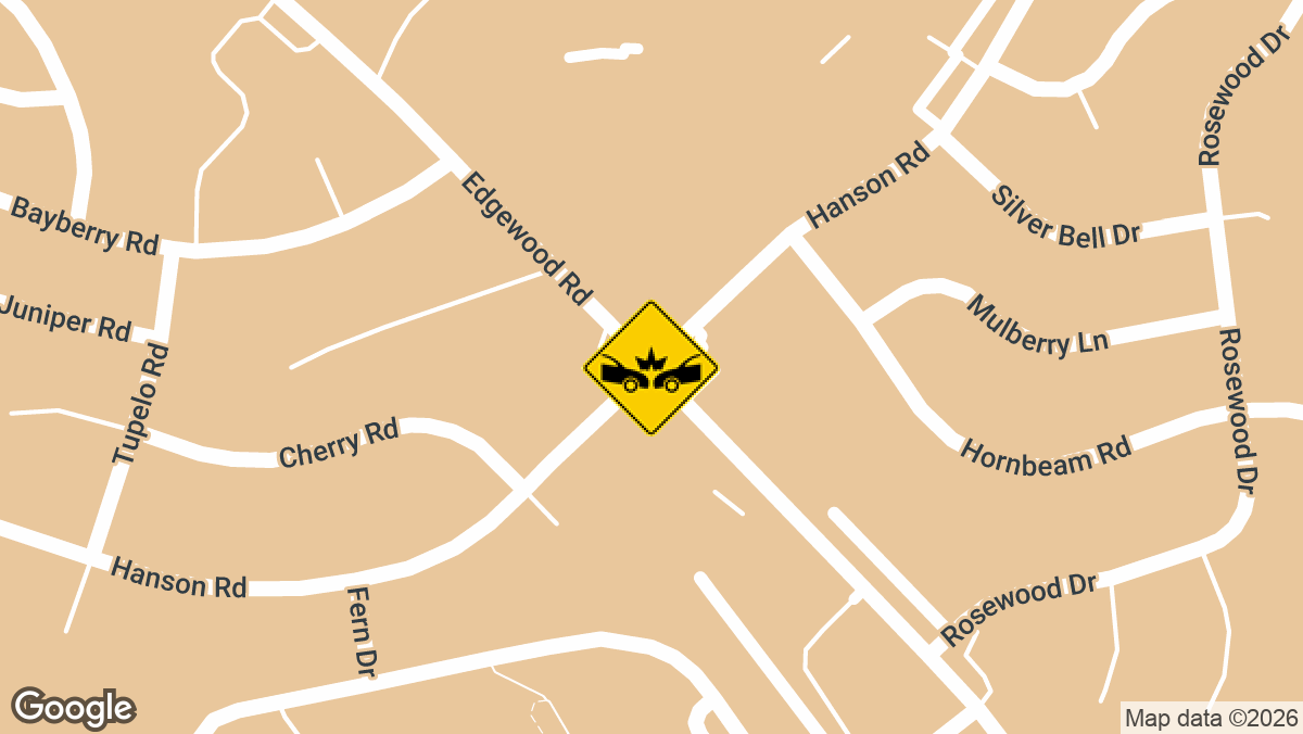 Hanson Road and Edgewood Road