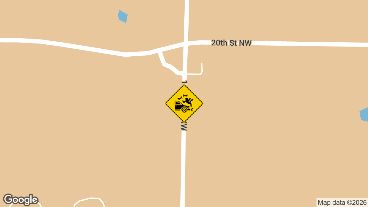 A 47-year-old Milan woman died and five children were hurt in a two-vehicle crash at Highway 59 and County Road 32 in Kragero Township on Sunday, July 5.