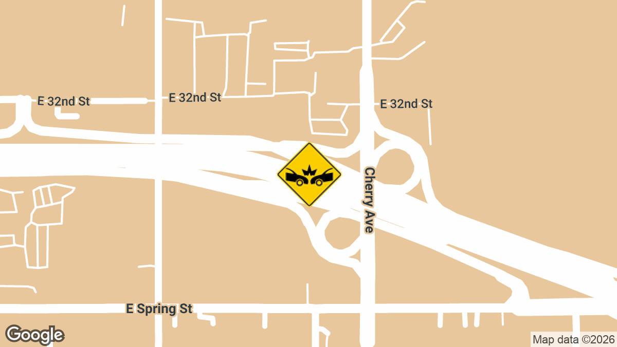 A three-vehicle accident brought all lanes to a stop on northbound I-405 near Wilmington Ave in Compton, California, on Tuesday, June 30, beginning around 11:29 a.m.