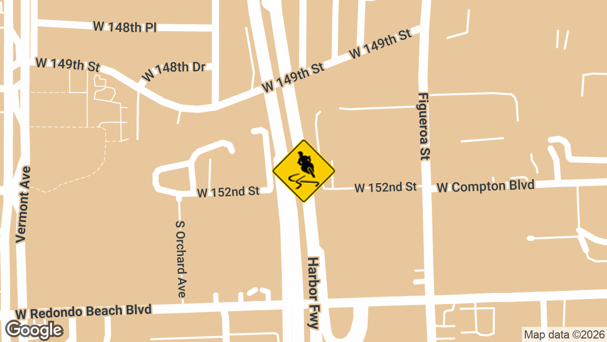 A motorcycle rider went down after a collision with a silver Toyota sedan in the HOV lane of northbound I-405 near the I-110 connector Tuesday morning, June 30.