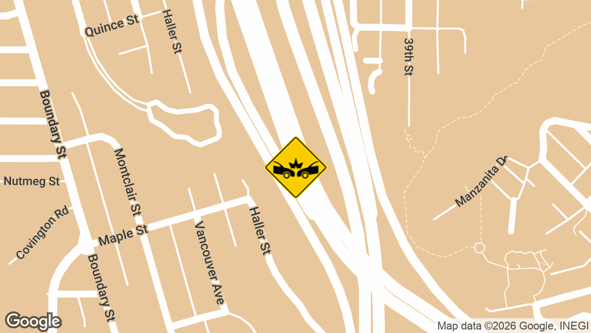 A multi-vehicle accident left a black SUV on its side and blocked multiple lanes on northbound I-805 near SR-94 in San Diego, California, on Tuesday, June 30, beginning around 2:52 p.m.